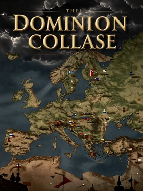 Council Breakpoint game cover - war-torn empire map viewed from above with dramatic storm clouds